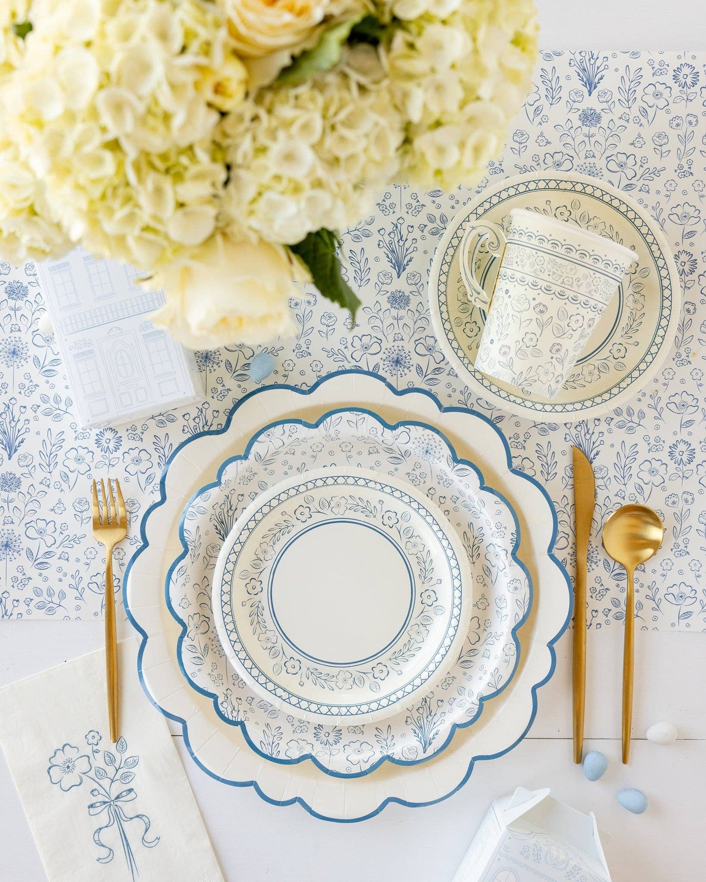 Pembroke Collection Tablescape Bundle - Blue