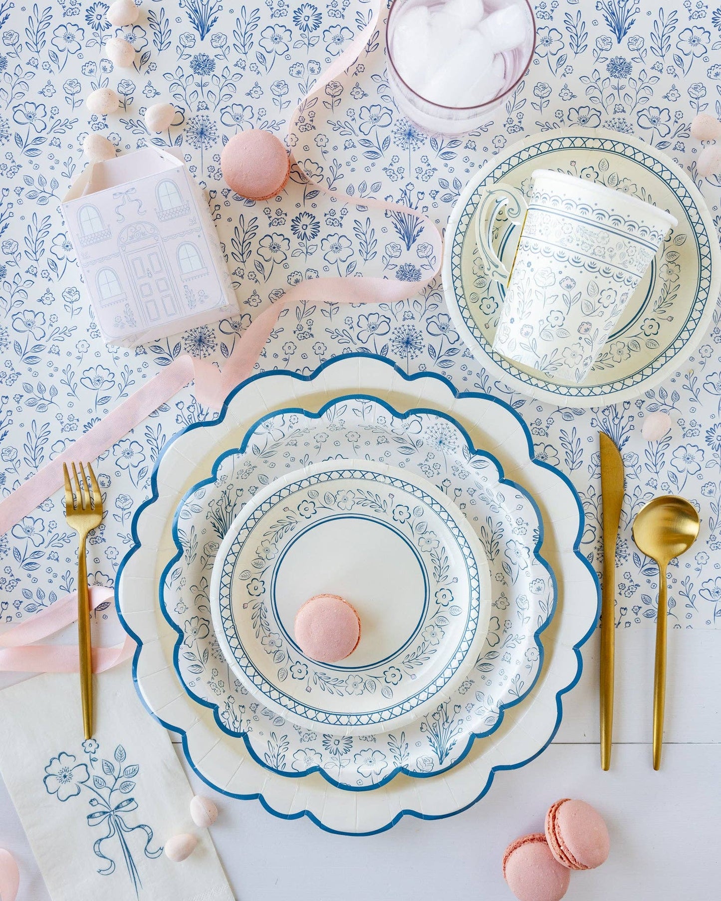 Pembroke Collection Tablescape Bundle - Blue