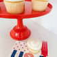 Red Melamine  Cake Stand | Cupcake Stand |  Dessert Display