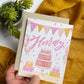 Hooray Birthday Card - Birthday Cake, Celebration, Candles