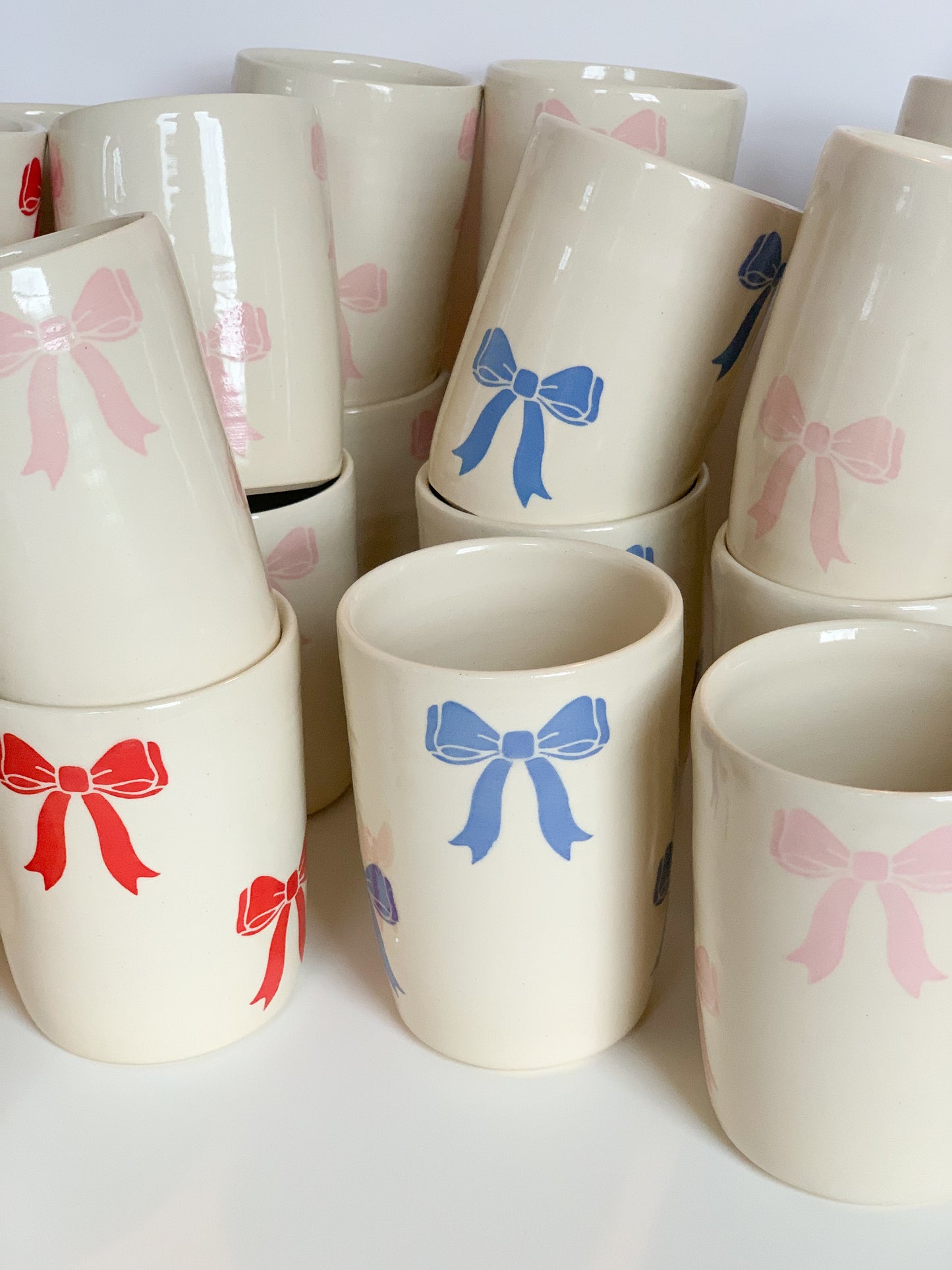 Handmade Ceramic Bow Cup