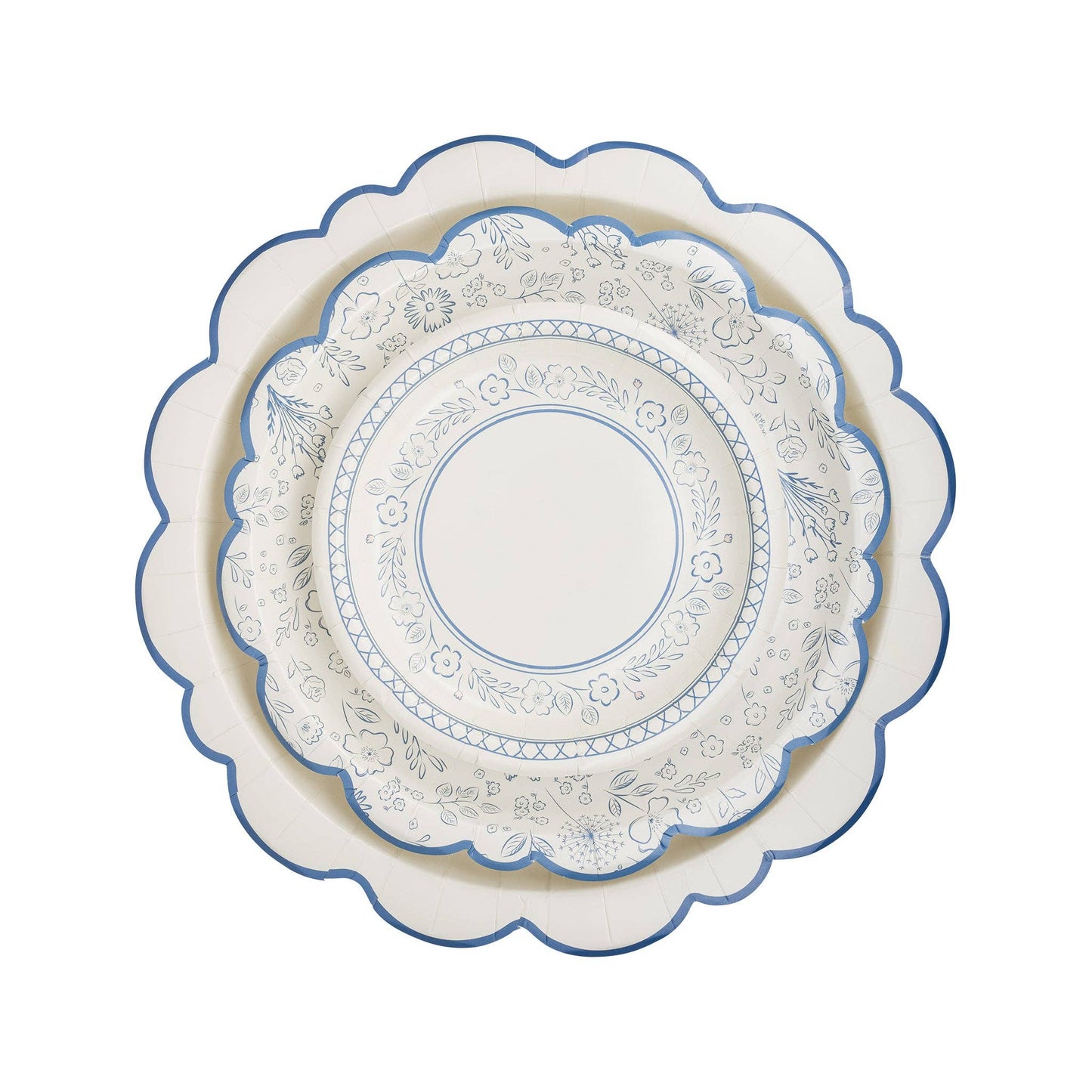 Pembroke Floral 7" Paper Dessert Plate | Pack of 8