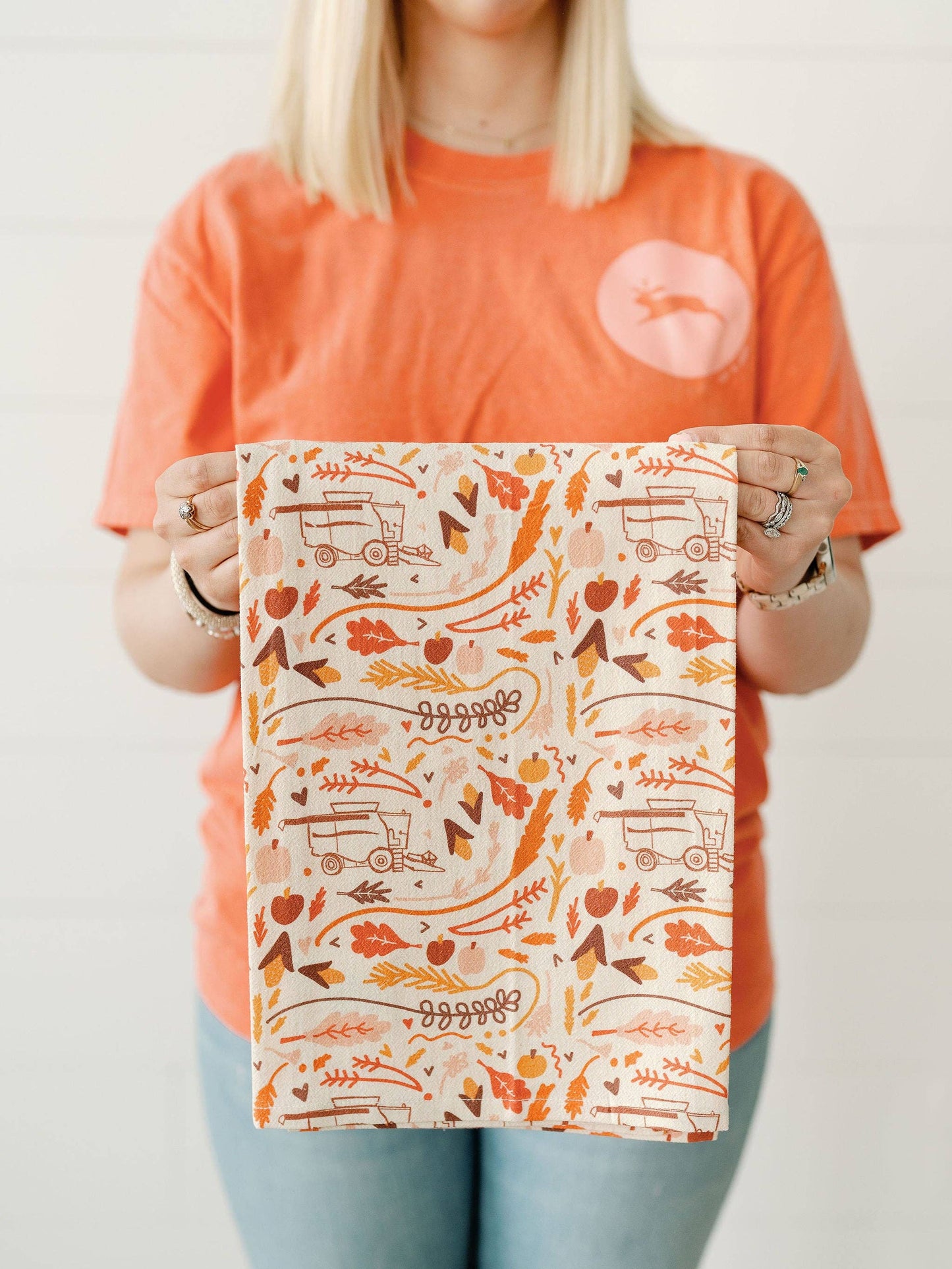 Harvest | Fall Full Pattern Flour Sack Towel