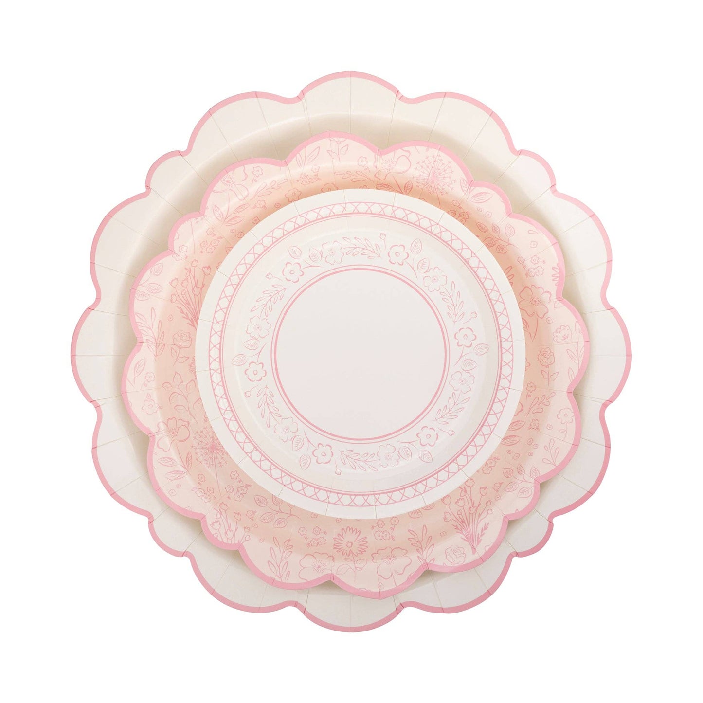 Pembroke Pink Floral 10" Plate | Set of 8