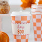 Pink Orange Checks To Go Cup