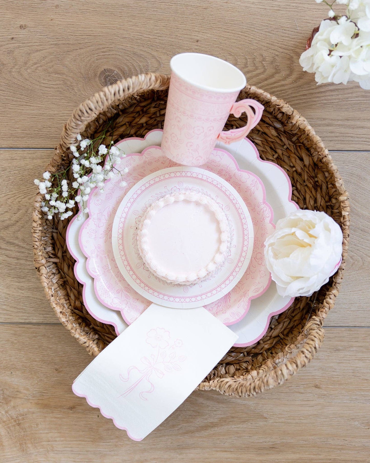 Pembroke Pink Floral 10" Plate | Set of 8