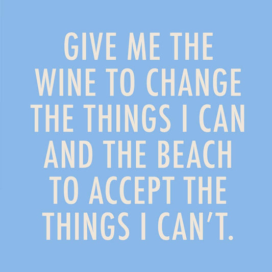 Funny Cocktail Napkins | Give Me Wine To Change - 20ct