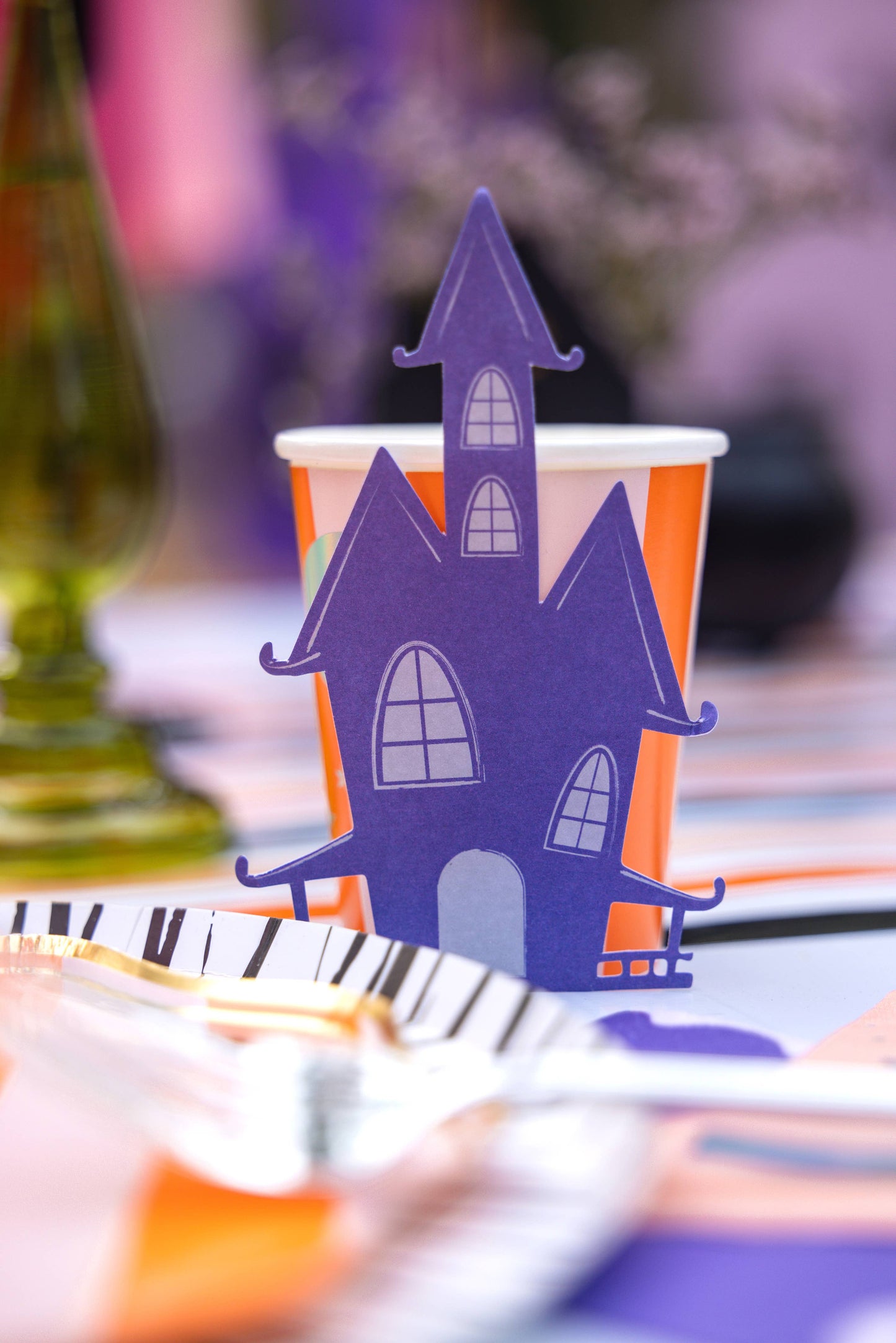 Haunted House Paper Cups