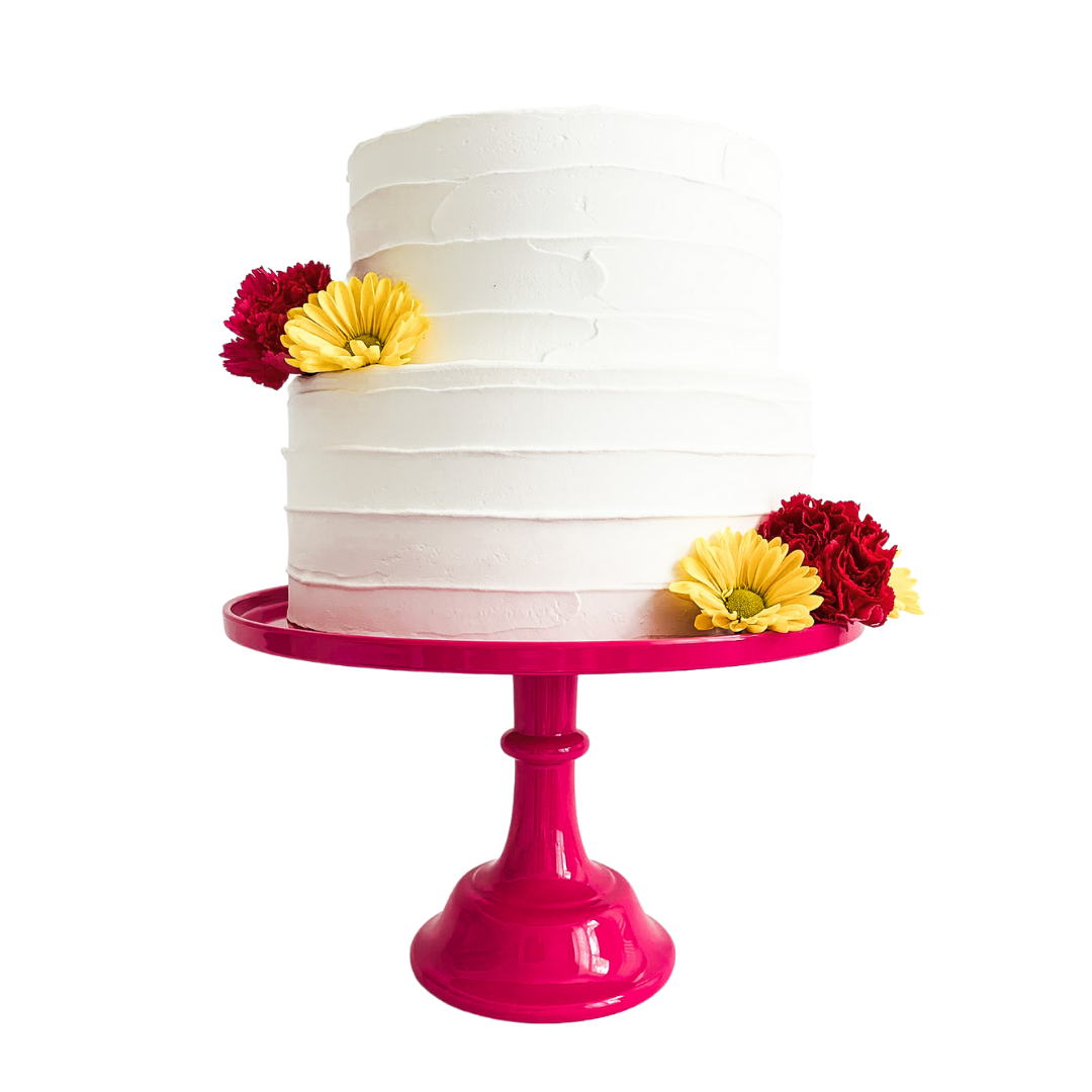 Hot Pink Melamine Cake Stand | Cupcake Stand