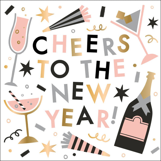 New Year Cocktail Napkins | Pack of 20