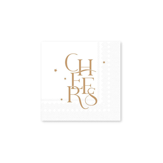 Cheers Cocktail Napkins | Pack of 20