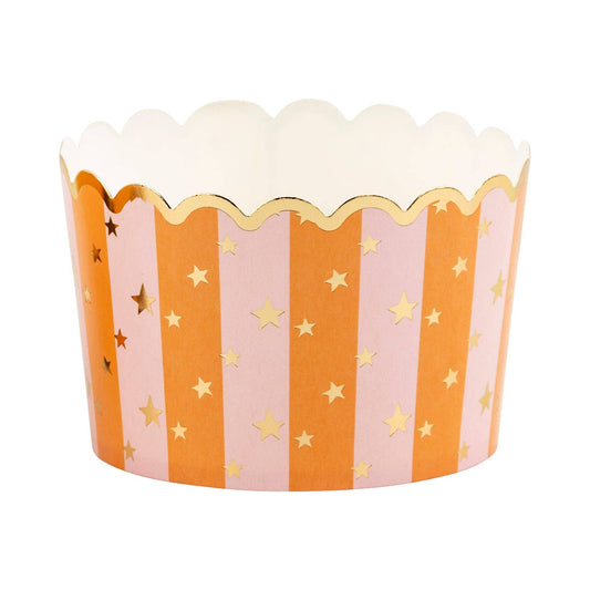 JUMBO Foil Witch Hats and Stars Baking Cups | Pack of 40