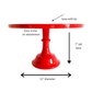 Red Melamine  Cake Stand | Cupcake Stand |  Dessert Display