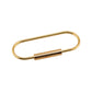 Brass Oval Key Ring