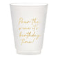 Pour the Wine Frosted Cups | Pack of 6