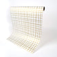 Gold Plaid Paper Table Runner