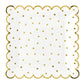 Gold Polka Dot Paper Plates