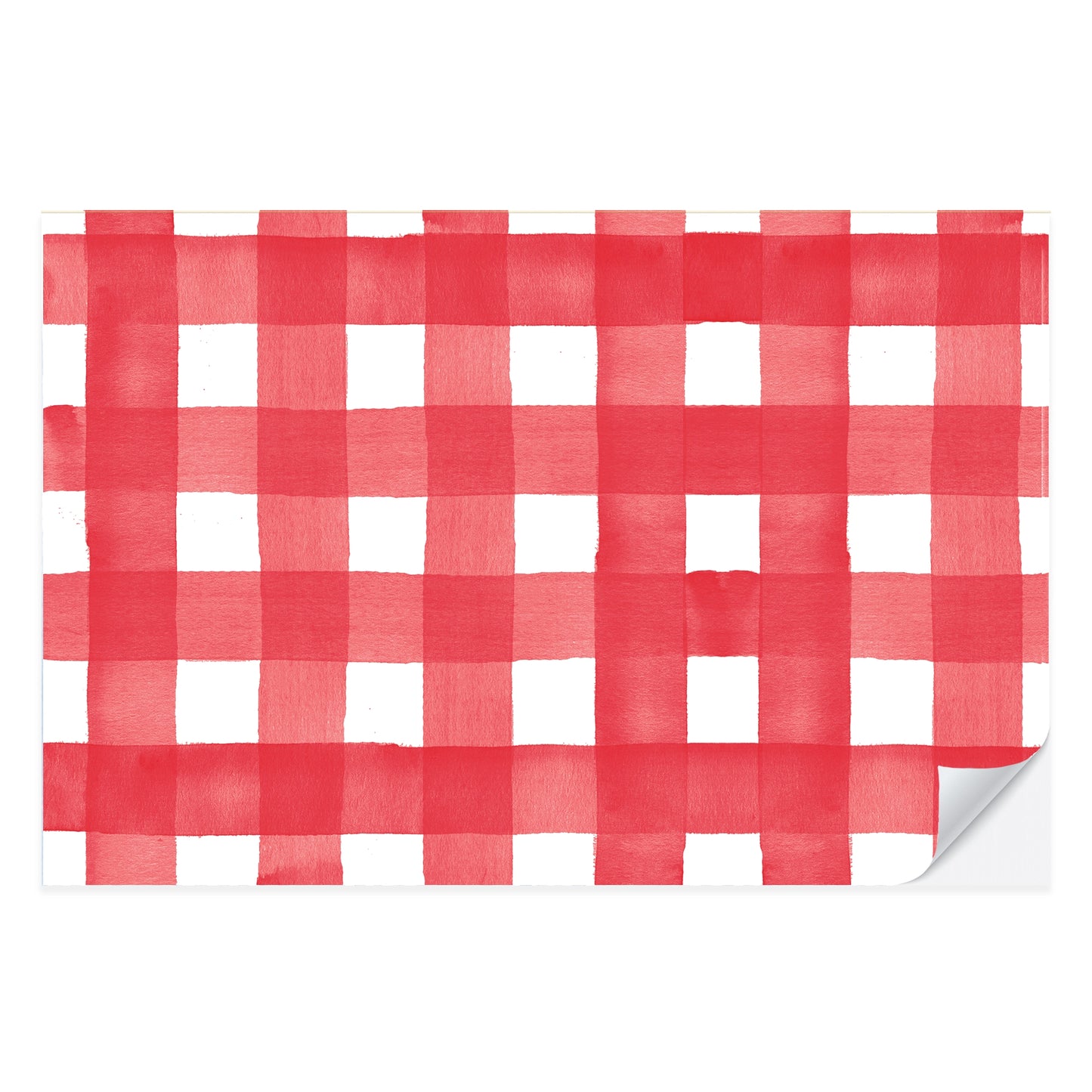 Red Gingham Placemat Pad