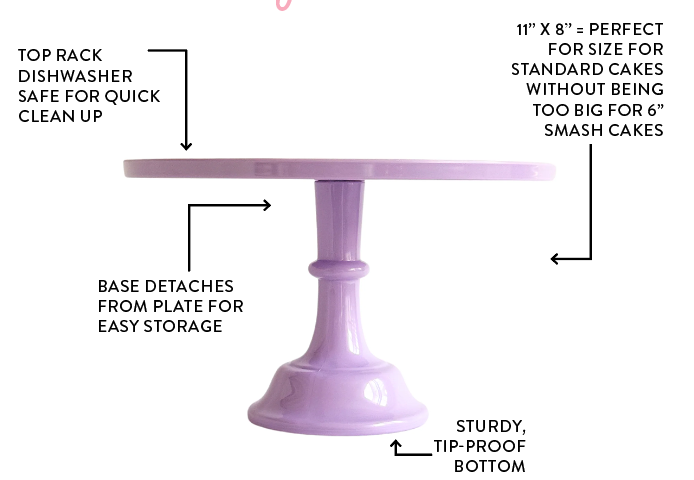 Light Purple Pedestal Cake Stand | Cupcake Display