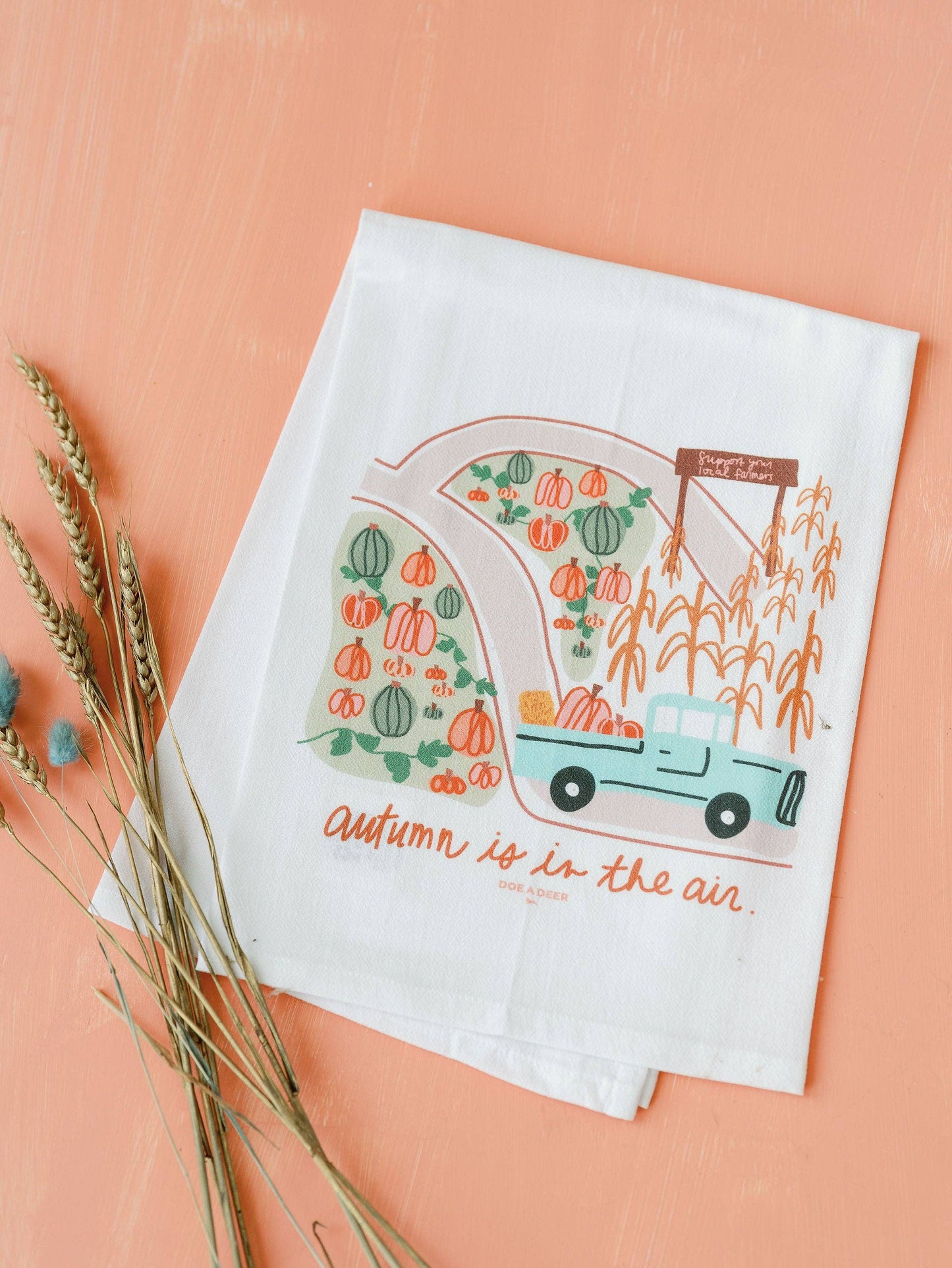 Autumn is in the Air Flour Sack Towel