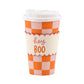 Pink Orange Checks To Go Cup