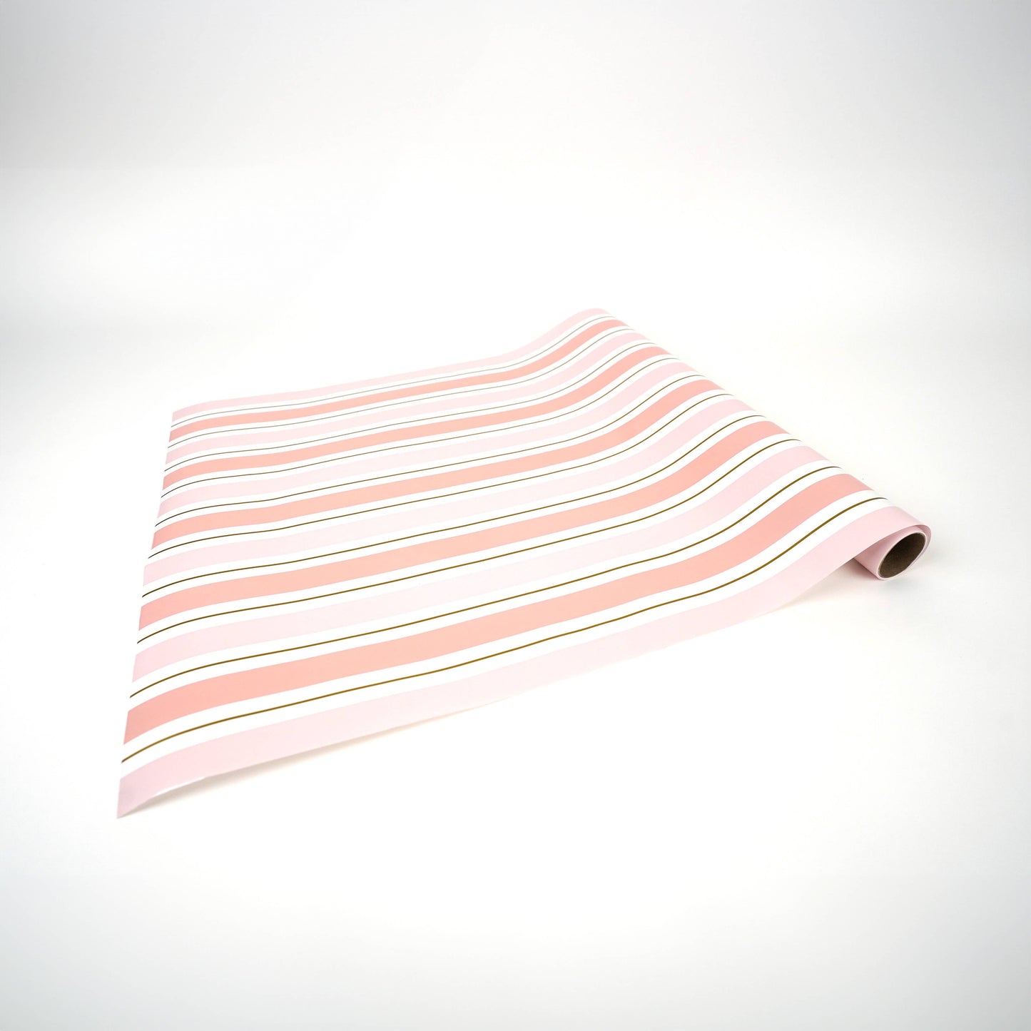 Pink Striped Paper Table Runner