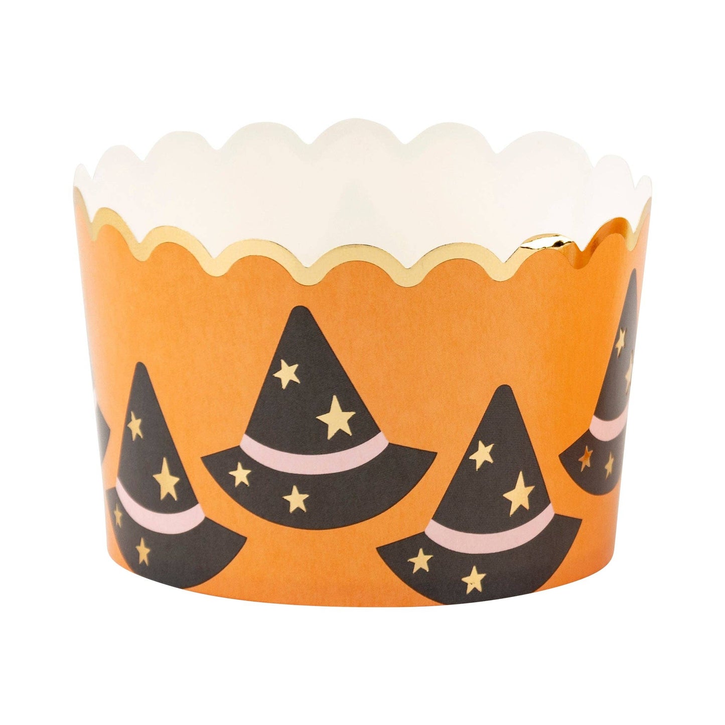 JUMBO Foil Witch Hats and Stars Baking Cups | Pack of 40