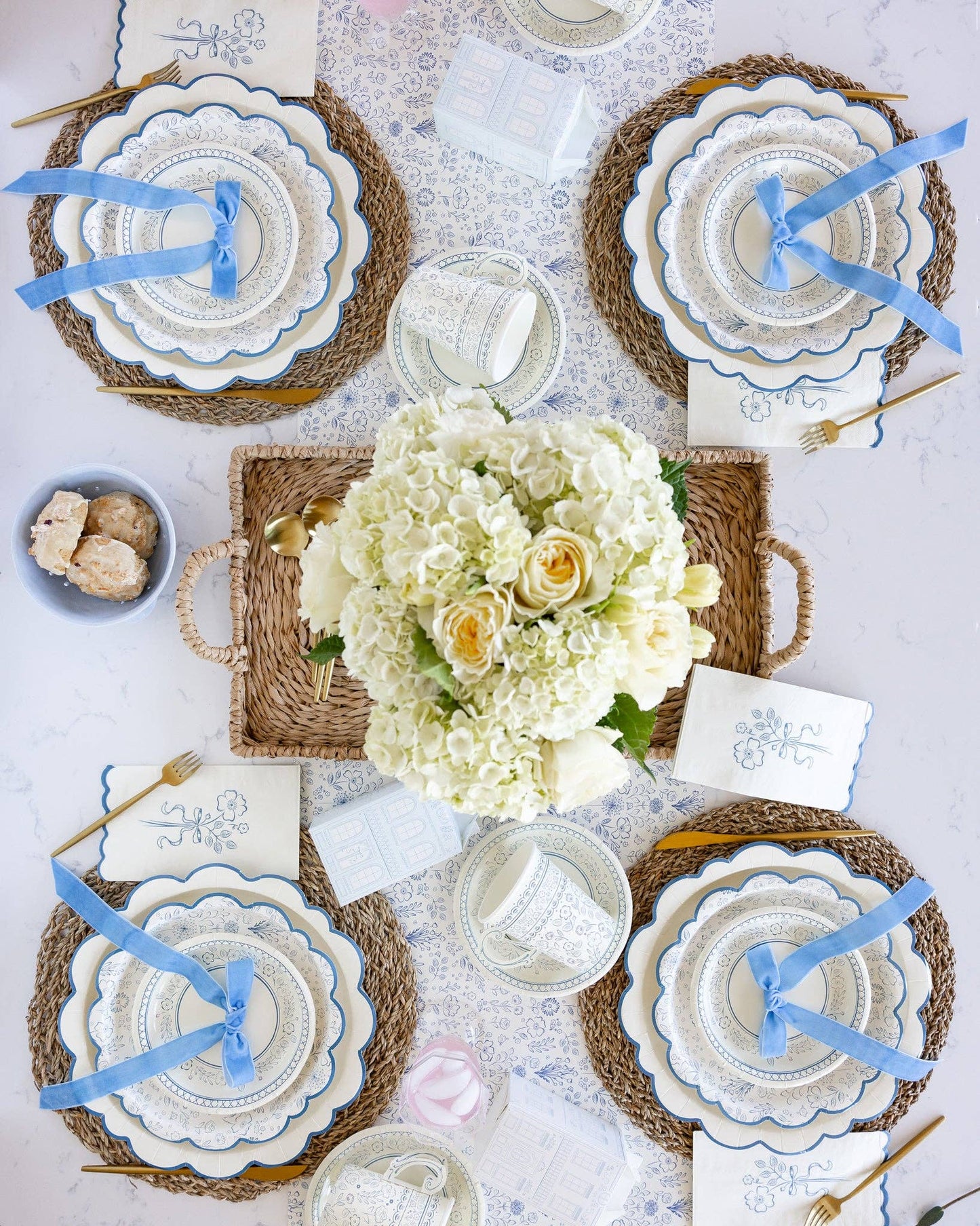 Pembroke Collection Tablescape Bundle - Blue