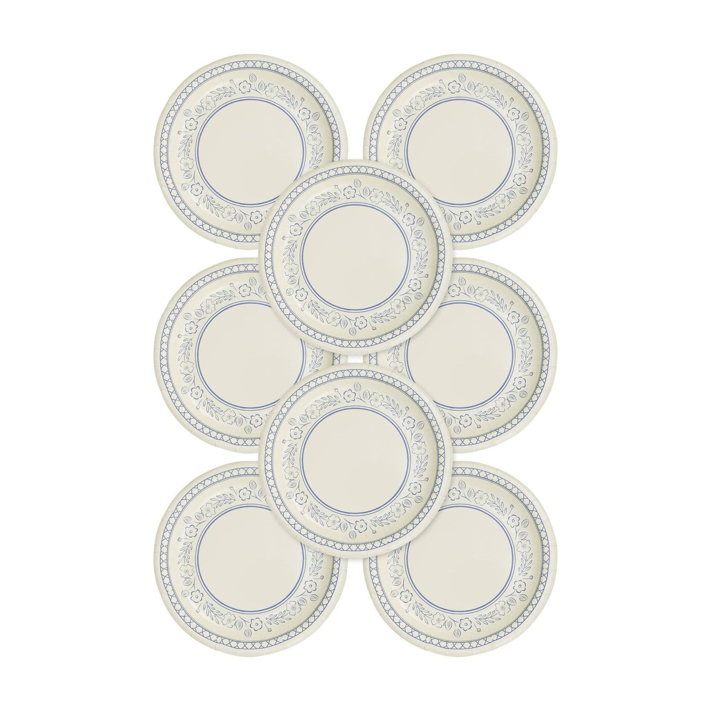 Pembroke Floral 7" Paper Dessert Plate | Pack of 8