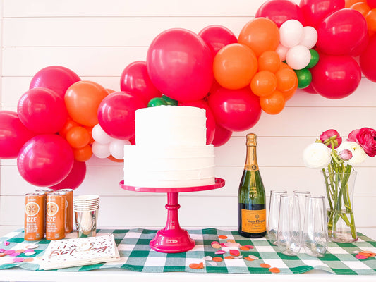 Hot Pink Melamine Cake Stand | Cupcake Stand