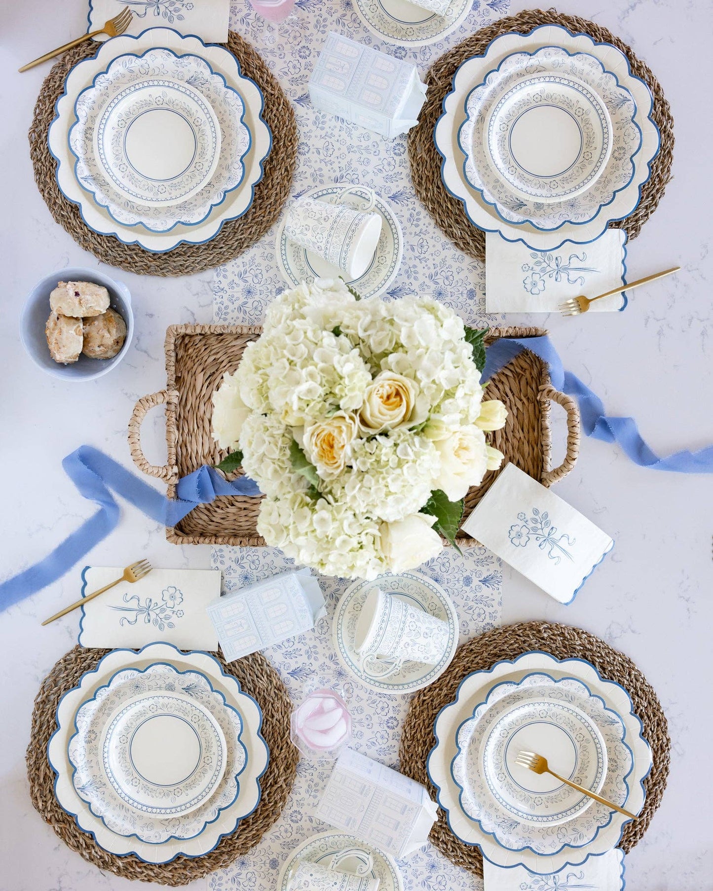 Pembroke Collection Tablescape Bundle - Blue