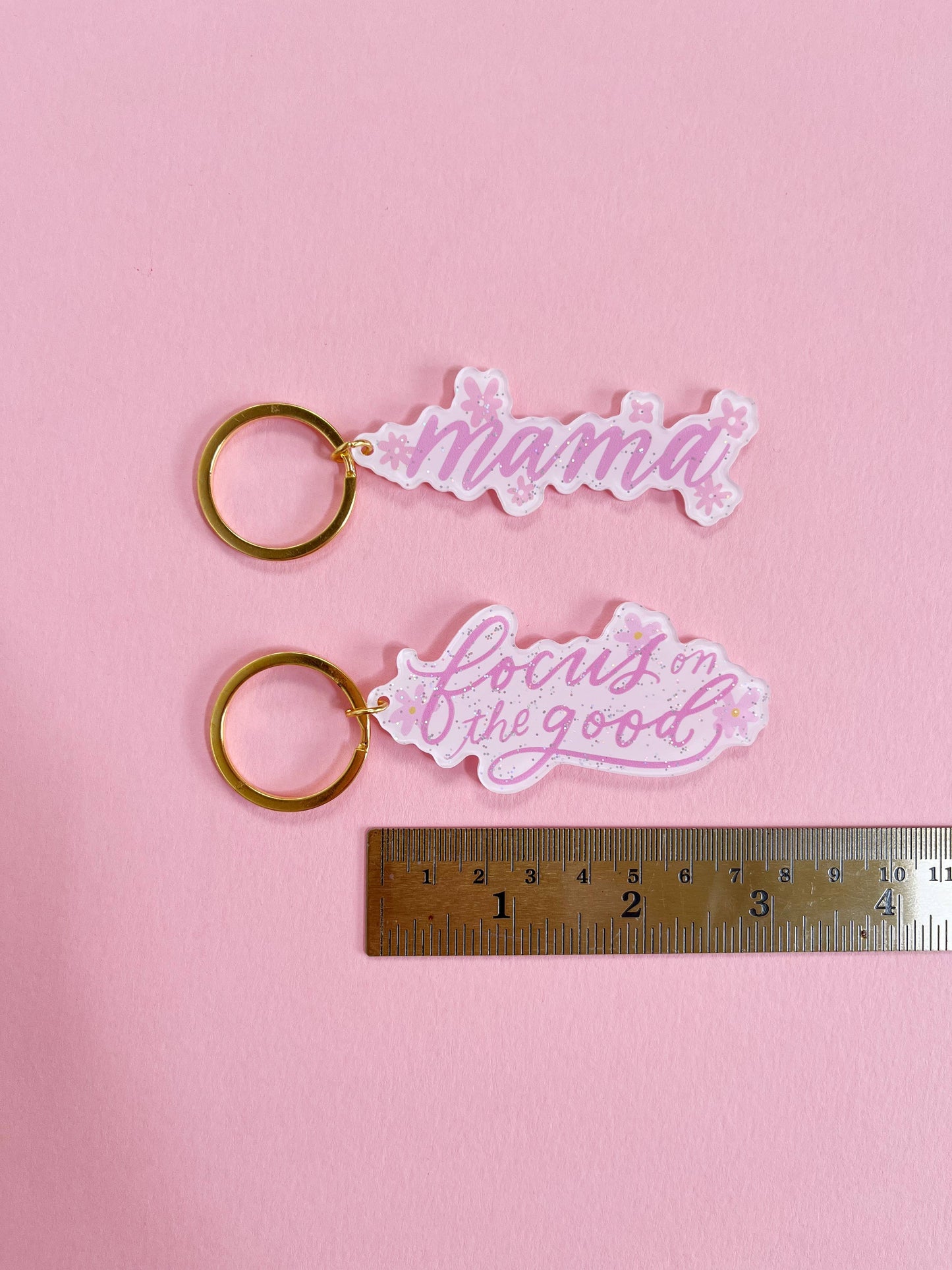 Focus on the Good Keychain | Acrylic Keychain