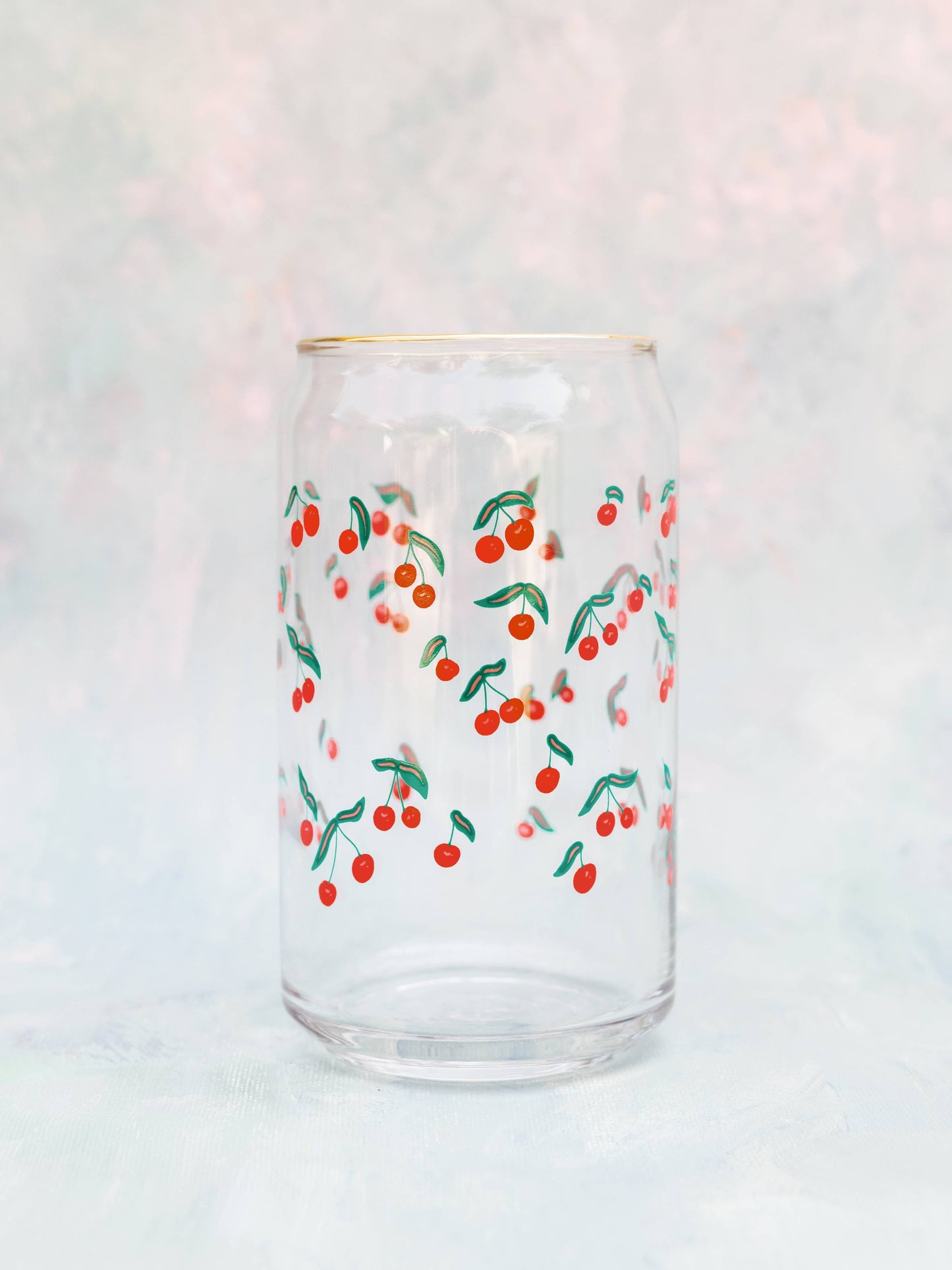 Cherry Fizz 16 Oz Soda Can Glass