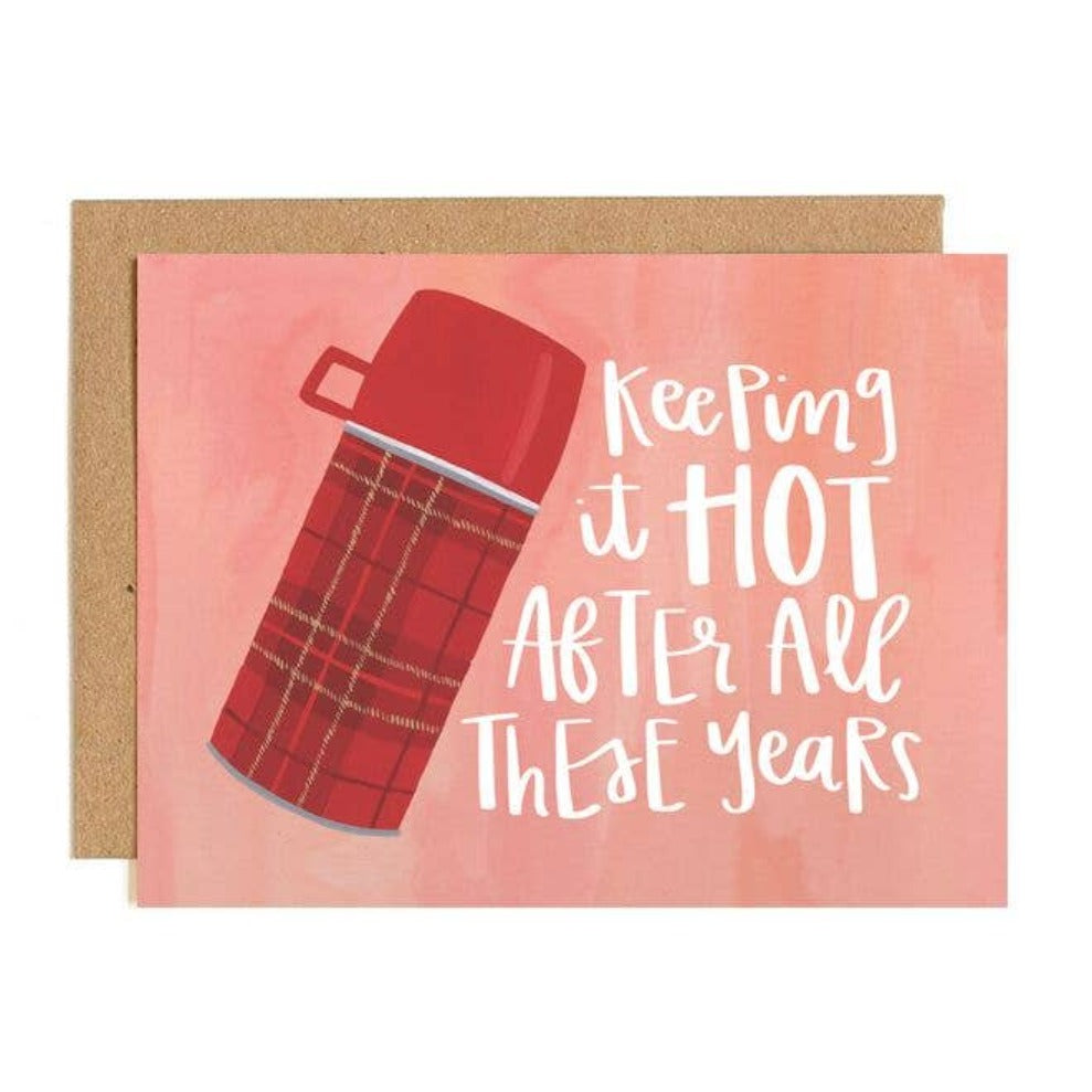 Keeping It Hot Thermos Valentine's Day Greeting Card